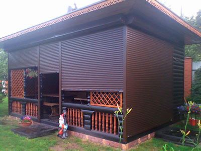 Ролети в альтанці